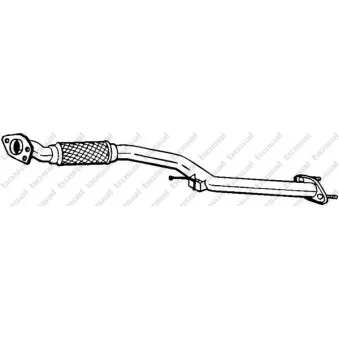 Tuyau d'échappement BOSAL 840-117