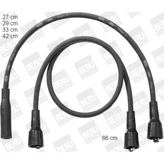 Kit de câbles d'allumage BERU ZEF1009