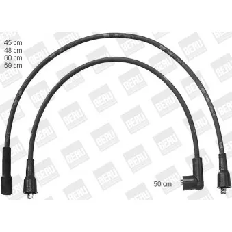 Kit de câbles d'allumage BERU ZEF1022