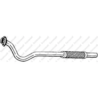 Tuyau d'échappement BOSAL 840-161