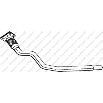 Tuyau d'échappement BOSAL 841-689