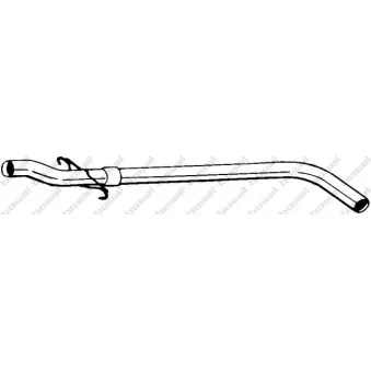 Tuyau d'échappement BOSAL 845-099