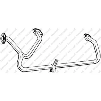 Tuyau d'échappement BOSAL 847-445