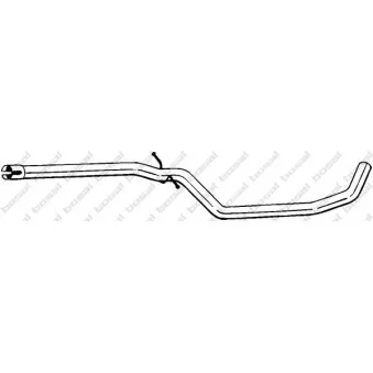 Tuyau d'échappement BOSAL 850-001