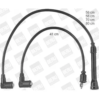Kit de câbles d'allumage BERU ZEF405