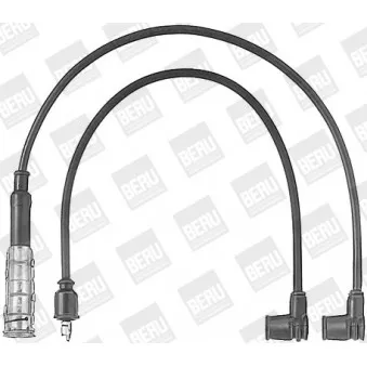 Kit de câbles d'allumage BERU ZEF470