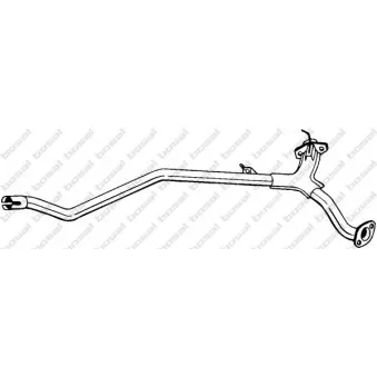 Tuyau d'échappement BOSAL