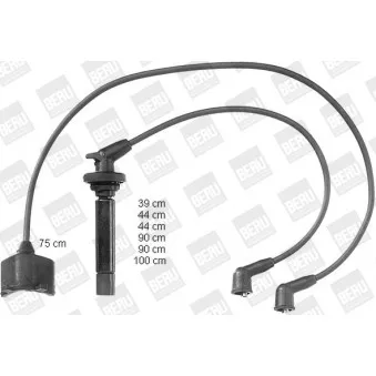 Kit de câbles d'allumage BERU ZEF844