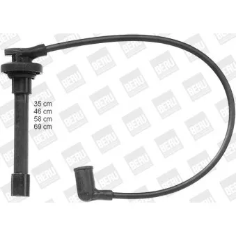 Kit de câbles d'allumage BERU ZEF845