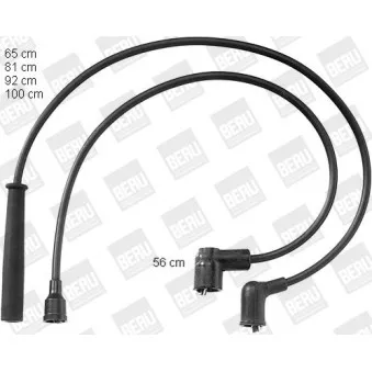 Kit de câbles d'allumage BERU ZEF868