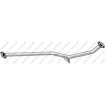 Tuyau d'échappement BOSAL 850-055