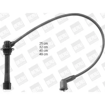 Kit de câbles d'allumage BERU ZEF871