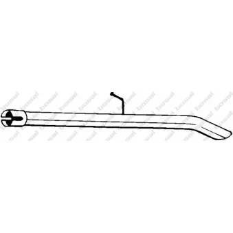 Tuyau d'échappement BOSAL 850-067