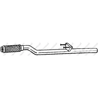 Tuyau d'échappement BOSAL 850-079