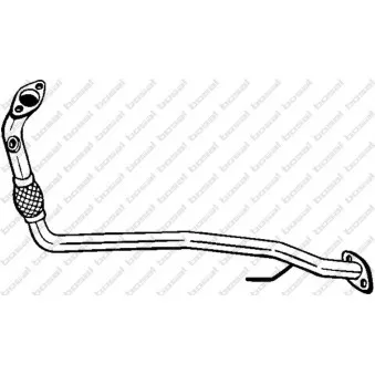 Tuyau d'échappement BOSAL 850-939