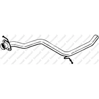 Tuyau d'échappement BOSAL 851-169