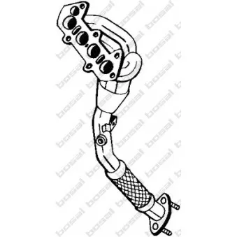 Tuyau d'échappement BOSAL 851-275