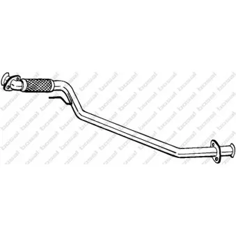Tuyau d'échappement BOSAL 851-353