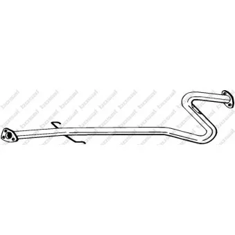 Tuyau d'échappement BOSAL