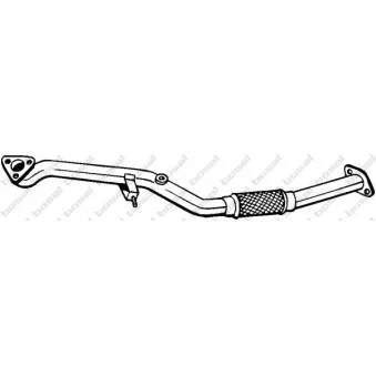 Tuyau d'échappement BOSAL 852-409