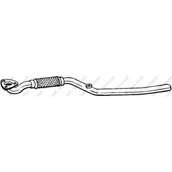 Tuyau d'échappement BOSAL 854-381
