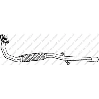 Tuyau d'échappement BOSAL 866-341