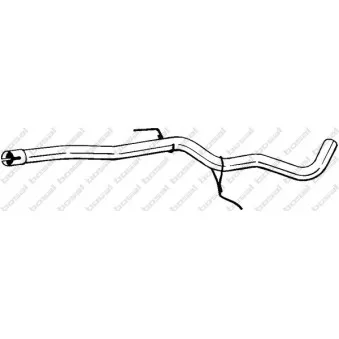 Tuyau d'échappement BOSAL 868-541