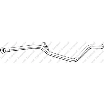 Tuyau d'échappement BOSAL 870-139