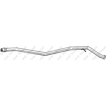 Tuyau d'échappement BOSAL 870-527