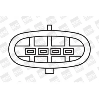 Bobine d'allumage BERU ZS370