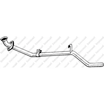 Tuyau d'échappement BOSAL 877-403
