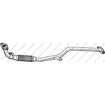 Tuyau d'échappement BOSAL 878-577