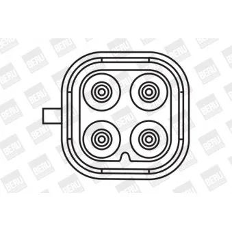 Bobine d'allumage BERU ZS406
