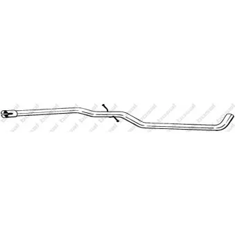 Tuyau d'échappement BOSAL 879-817
