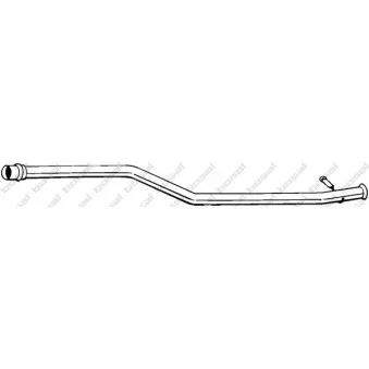 Tuyau d'échappement BOSAL 880-617
