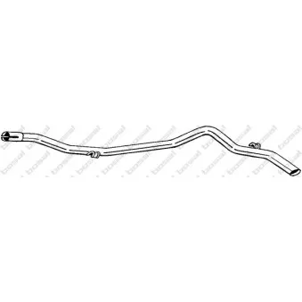 Tuyau d'échappement BOSAL 880-965