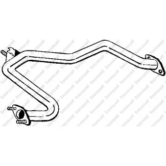 Tuyau d'échappement BOSAL 882-305