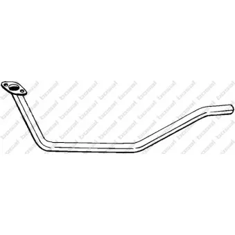 Tuyau d'échappement BOSAL 883-961