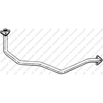 Tuyau d'échappement BOSAL 884-159