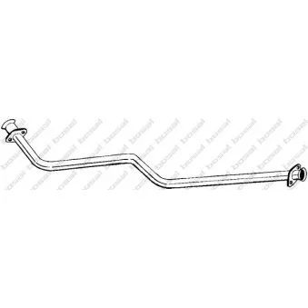 Tuyau d'échappement BOSAL 884-163