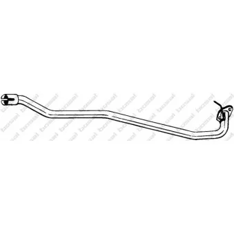Tuyau d'échappement BOSAL 884-613