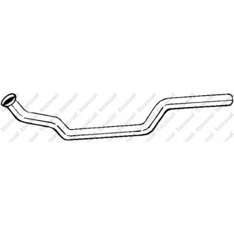 Tuyau d'échappement BOSAL 884-807
