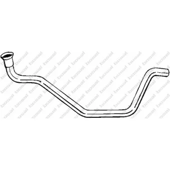 Tuyau d'échappement BOSAL 886-255