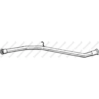 Tuyau d'échappement BOSAL 886-803