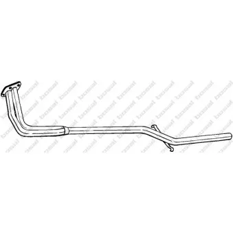 Tuyau d'échappement BOSAL 886-933