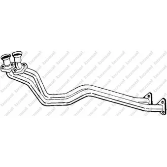 Tuyau d'échappement BOSAL