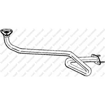 Tuyau d'échappement BOSAL 887-387