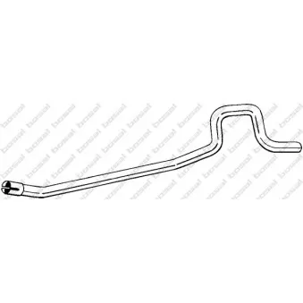 Tuyau d'échappement BOSAL 888-177