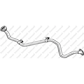 Tuyau d'échappement BOSAL 888-411
