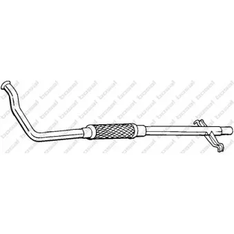 Tuyau d'échappement BOSAL 888-501